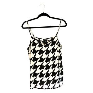 The Limited Houndstooth Adjustable Tank Top